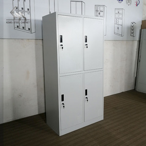 Casier de vestiaire en acier à 4 portes pour auberge de jeunesse, armoire de rangement métallique pour salle de sport, casier pour personnel à <span class=keywords><strong>vendre</strong></span> - Product Image 2