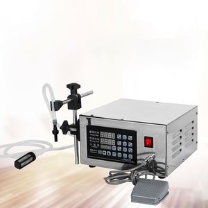 Machine semi-automatique électrique de haute précision 5-3500 ml pour le remplissage numérique de liquides en sachets/bouteilles (aliments, boissons, huiles) - Product Image 1