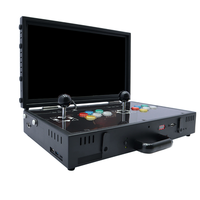 Borne d'arcade de table en métal / Mini borne verticale avec écran LCD de 19 pouces et carte de jeu 10188-en-1 pour 2 joueurs