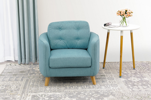 Canapé de salon <span class=keywords><strong>gris</strong></span> <span class=keywords><strong>bleu</strong></span>, couleur personnalisée avec pieds en bois, ensemble de canapés - Product Image 3