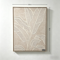 Peinture à l'huile abstraite moderne 60*80cm, peinte à la main, nature morte 3D, toile faite à la main, art mural encadré, œuvre originale