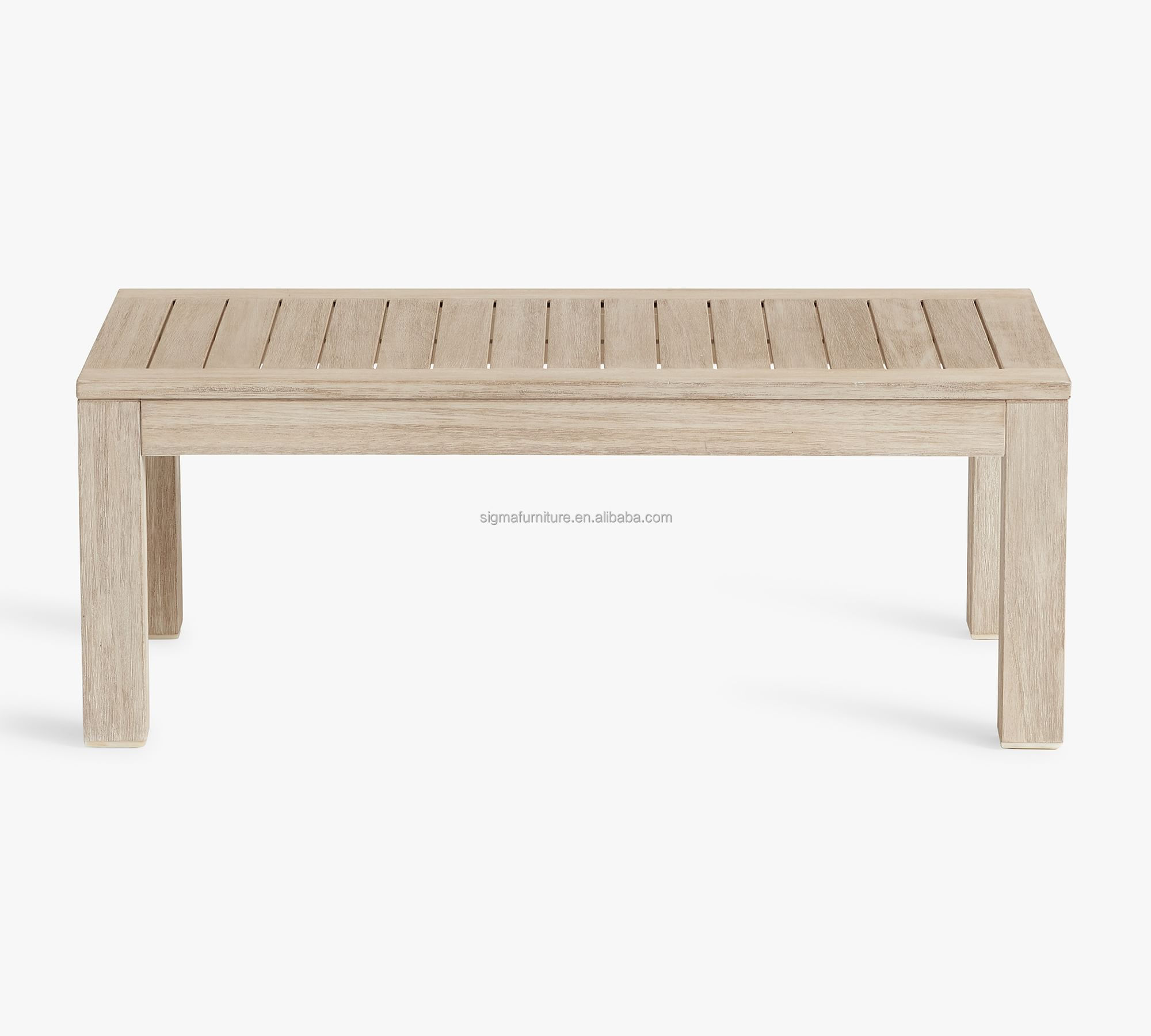 High quality garden solid teak wood rectangular coffee table outdoor furniture