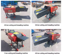 Machine à hacher l'herbe électrique de haute qualité, petite taille, pour la vente en gros, coupe-fourrage, ensileuse, hacheuse de paille
