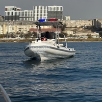 Bateau semi-rigide gonflable à coque en aluminium à grande vitesse 680 pour les opérations de sauvetage gouvernementales et les navires maritimes