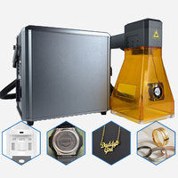 Dispositif de marquage laser portable à batterie au lithium avancée portable Machine de marque de brouillard à haute efficacité La lentille de lunettes prend en charge DXF PLT