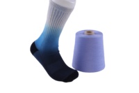 Bas prix personnalisé pour chaussettes tricotées et autres couleurs de tricots, haute résistance, absorption d'humidité, filage de fil de polyester