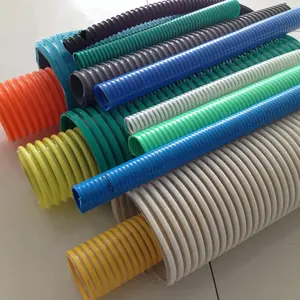 3 inç 76mm esnek plastik PVC sarmal su pompası emme deşarj Spiral tüp hortum