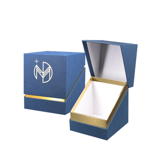 Custom logo Eco Friendly Luxury Paper Custom Scented Candle Gift Box With InSerts Packaging