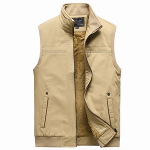<span class=keywords><strong>Gilet</strong></span> d'hiver décontracté noir <span class=keywords><strong>de</strong></span> qualité supérieure personnalisé pour hommes, respirant, fermeture éclair, imperméable, multipoches, pour la pêche et la randonnée - Product Image 1