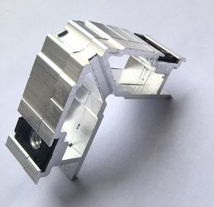 Conectar ángulo de 180 grados Aleación de aluminio Espesor 5mm Ancho 22mm Junta de esquina para perfil de aluminio - Product Image 4