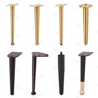 JIEYING Großhandel Hardware Messing Möbel Zubehör Armaturen Teile Dreieck Sofa Bein Verwenden Sie Bett Füße