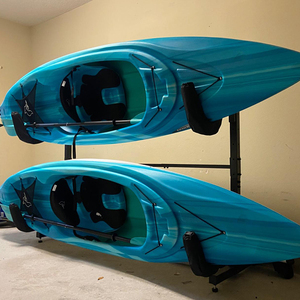 जे-मेच भारी शुल्क काले धातु के फ्रेम kayaka रैक में 2 kayaks 175 lbs पैडबोर्ड डबल kkkara - Product Image 6