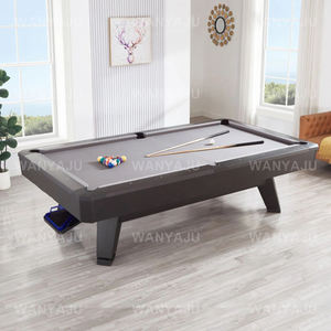 Table de billard à retour de boule à usage commercial professionnel Table de billard à cadre en bois/aluminium durable de 9 pieds avec pieds réglables - Product Image 2