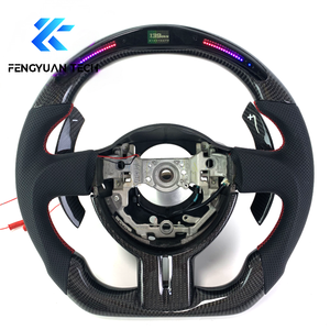 <span class=keywords><strong>Volant</strong></span> <span class=keywords><strong>de</strong></span> <span class=keywords><strong>voiture</strong></span> en fibre <span class=keywords><strong>de</strong></span> carbone forgée avec LED pour Toyota Scion Zelas Tc Xb Frs Xa Im Xd Mark X Camry Reiz 2015 2013 2009 2016 2011 - Product Image 2