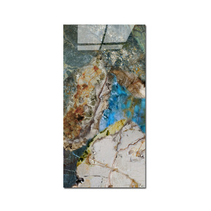 Céramique marbrée verte 750x1500-Carrelages de sol au design moderne et luxueux pour le salon, la salle de bain et le mur de la télévision de l'hôtel haut de gamme - Product Image 6