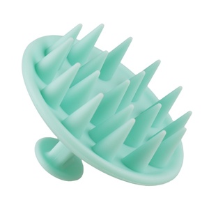 Silicone Head Scalp Massage <b>Brush</b> Hair Head Scalp Massager Shampoo <b>Brush</b> Soft Silicone Scalp Massager - Product Image 3