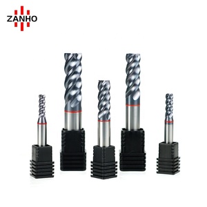 ZANHO <strong>Solid</strong> Carbide 4 Flutes Flat Tungsten Steel <strong>End</strong> <strong>Mills</strong> Cutters KNA750 for General Applications Carbide <strong>End</strong> <strong>Mill</strong> Cutters - Product Image 5