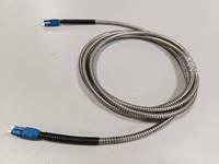 Cordon de raccordement à fibre optique blindé LC Uniboot entièrement blindé CPRI en acier inoxydable Ultra Flex étanche extérieur Duplex 2 cœurs
