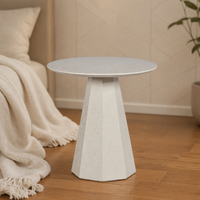 Table à manger extensible de luxe moderne de qualité supérieure, finition micro-ciment, écologique, blanche, OEM, étiquette privée disponible, durable