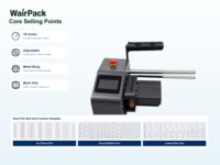 LPB-09 Machine à coussins d'air professionnelle compacte à corps métallique 110V 220V pour système d'emballage d'expédition en entrepôt e-commerce
