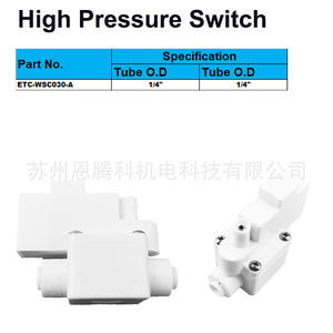 Interruptor de alta presión para purificador de agua, 14 mm, plástico, apagado automático, para sistema de ósmosis inversa, uso doméstico - Product Image 2