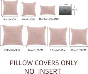 Sarı Bel Bölgesi Dekoratif Yastık Kılıfları 12x20 İnç Oturma Odası Kanepe Yatak Koltuk için, Çiftlik Evi Boho Ev Dekoru - Product Image 5