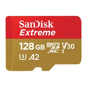 卸売オリジナルSandisk Extreme SDカードSDSQXA2 64G 128G TF SDカードカメラスマートフォン用SDメモリーカードアダプター付き