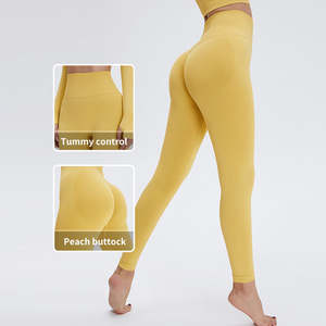 YISHENHON 2024 nouvelle forêt femmes doux Sport Leggings XL taille moyenne Scrunch bout à bout sans couture Gym Fitness Yoga pantalon - Product Image 4