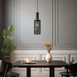 Mặt dây chuyền màu đen đèn cho Nhà bếp đảo E26 cơ sở hiện đại công nghiệp Mặt dây chuyền thiết bị chiếu sáng có thể điều chỉnh treo đèn trần - Product Image 4