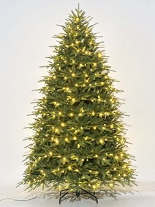 Arbre <span class=keywords><strong>de</strong></span> <span class=keywords><strong>Noël</strong></span> <span class=keywords><strong>artificiel</strong></span> <span class=keywords><strong>de</strong></span> haute qualité <span class=keywords><strong>de</strong></span> l'usine Yi Wu, <span class=keywords><strong>pré</strong></span>-éclairé, avec base, lumières LED multicolores, respectueux <span class=keywords><strong>de</strong></span> l'environnement - Product Image 1