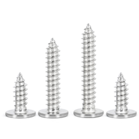 Qualité 18-8 17-7 acier inoxydable SS304 A2-70 A2-80 vis à tête ronde plate et fine encastrées croisées