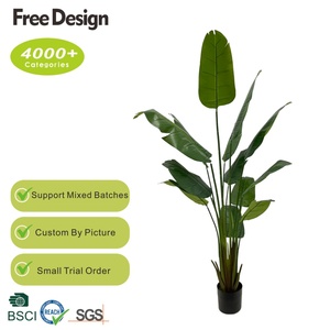 Palmera Artificial Ecológica con Certificación UV, Resistente al Fuego y al Agua, Palmera del Viajero Realista, Tamaño y Color Personalizables - Product Image 3