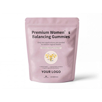 Penjualan Panas OEM Permen Kunyah Probiotik Keseimbangan pH Wanita Dewasa, Sehat, Menghilangkan Bau Tak Sedap, Cranberry, Prebiotik, Vegan, 60 Buah, Meningkatkan Imunitas