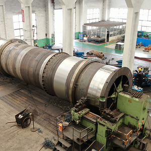Sécheur à tambour rotatif à double passage en acier inoxydable à entraînement par engrenages pour le séchage du <span class=keywords><strong>charbon</strong></span>, du sable, du tourbe et du sel industriel - Product Image 4