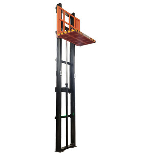Monte-charge hydraulique vertical mural certifié CE, capacité 500 kg, pour entrepôt et usine - Product Image 2