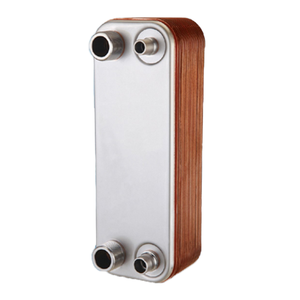 Intercambiador de Calor de Placas Soldadas con Cobre SS316L de Alta Eficiencia para Enfriador HVAC, Condensador de 4.5Mpa, Certificado CE, Enfriador Térmico BPHE - Product Image 1