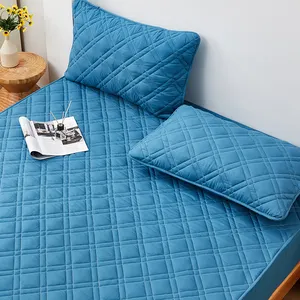 Housse de protection de matelas d'hôtel étanche, serviette éponge, couverture ajustée avec élastique, vente en gros, haute qualité, livraison gratuite