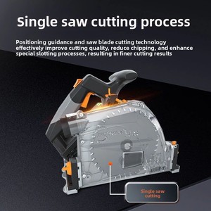 Sierra de Carril Inalámbrica SJ-60 de 18V con Batería para Corte de Madera y Pladur, Diseño Portátil para Bricolaje e Industria - Product Image 2