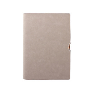 Partenaire OEM fiable : Carnet en cuir cousu à couverture rigide, pages vierges, format A6, à feuilles mobiles, pour écriture à plat, idéal pour l'école, le bureau ou comme cadeau. - Product Image 5