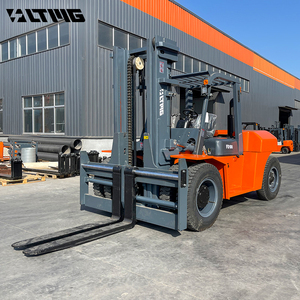 LTMG, gran oferta china, carretilla elevadora diésel grande, <span class=keywords><strong>10</strong></span> toneladas, 12 toneladas, 5M, 6M, altura de elevación, motor EPA, carretilla elevadora diésel con palanca de cambios lateral - Product Image 1