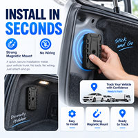 Traceur GPS Magnétique Sans Fil 10000mAh Longue Autonomie pour Véhicules et Camions, Dispositif de Suivi d'Actifs avec Localisation en Temps Réel et Modes d'Alarme Multiples