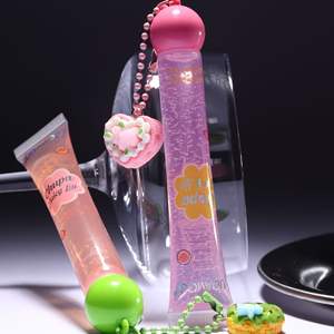 Cute Cartoon Fruit Glitter <b>Lip</b> <b>Gloss</b>, Small Pendant, Moisturizing and Reducing <b>Lip</b> Lines Glass <b>Lip</b> Color - Product Image 4
