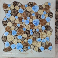Carreaux de céramique pour escaliers, mosaïque de galets, carreaux de piscine pour aménagement paysager, mosaïque de céramique craquelée pour décoration murale