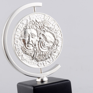 Trophée de <span class=keywords><strong>la</strong></span> <span class=keywords><strong>victoire</strong></span> en métal de 23 cm, trophée créatif en alliage de zinc, trophée Grammy Emmy Tony avec boîte cadeau - Product Image 5