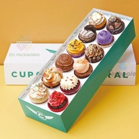 Eco-Friendly Pink Bakery Paper Box for Takeout Matt Lamination Cardboard Packaging for Cookie Crepe Gift Dessert Lunch-Food