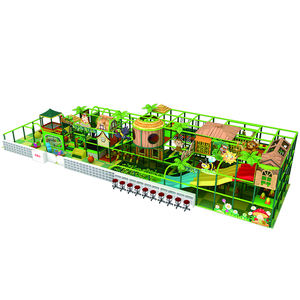 Set de Juego Interior Mini de 144 Metros Cuadrados para Niños <span class=keywords><strong>Pokiddo</strong></span>, Materiales de Acero Galvanizado y PP/PVC, Capacidad para 100 Personas, para Entretenimiento en el Hogar - Product Image 1