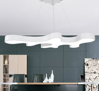 Lampes suspendues de forme personnalisée, éclairage simple et moderne pour bureau, lumière LED créative et personnalisée, luminaire artistique de luxe pour réception