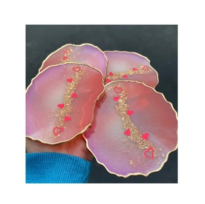 Elegantes Posavasos de Resina para Cosméticos y Artículos Personales, Mejor Precio, Diseño Moderno, Lujo Ecológico, CRAFT ZONE EXPORT - Product Image 1