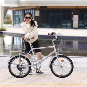 Bicicleta Urbana Philips de 20 Pulgadas con Cuadro de Acero, Estilo Clásico, Bicicleta de Paseo para Mujer - Product Image 2