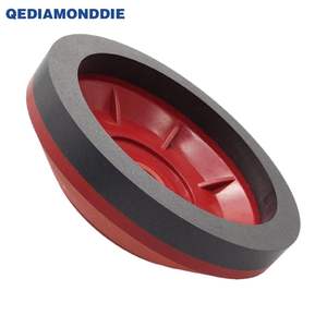 Meule diamantée en bakélite, meule diamantée en résine de forme conique, meule diamantée en caoutchouc pour chanfreiner les bords du verre - Product Image 4